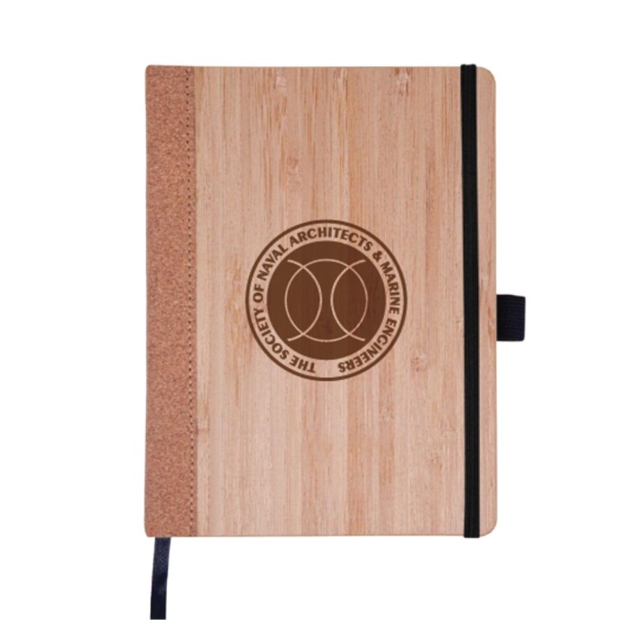 SNAME Bamboo Cover Cork Notebook